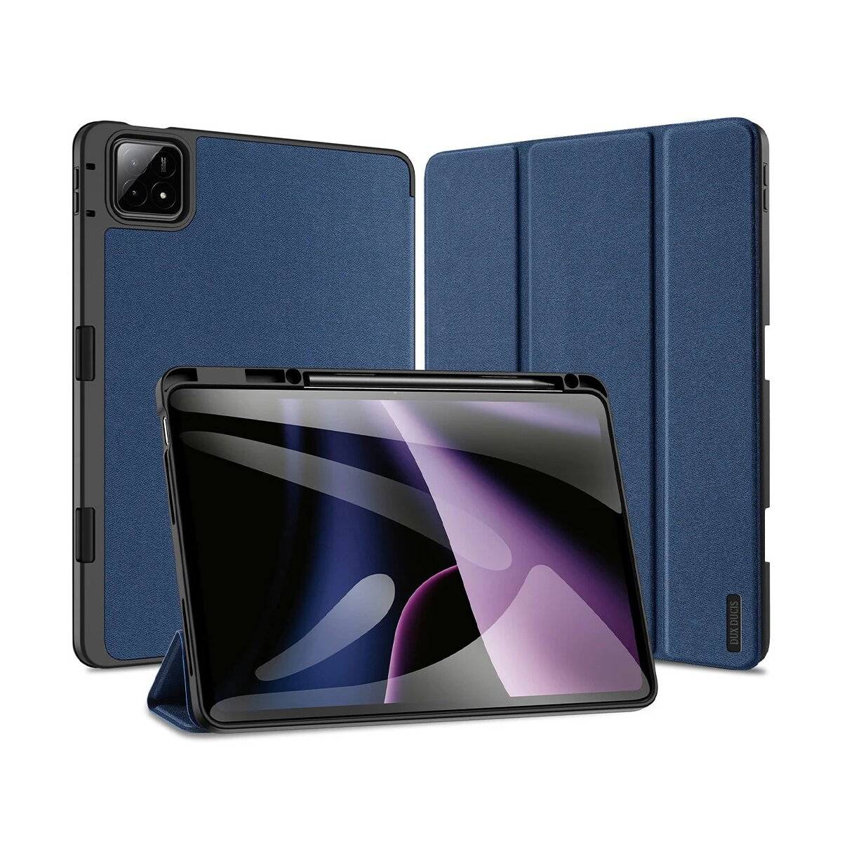 Klapphülle mit Stifthalter Tablet-Hülle kompatibel mit Xiaomi Pad Pro 12.1" Blau