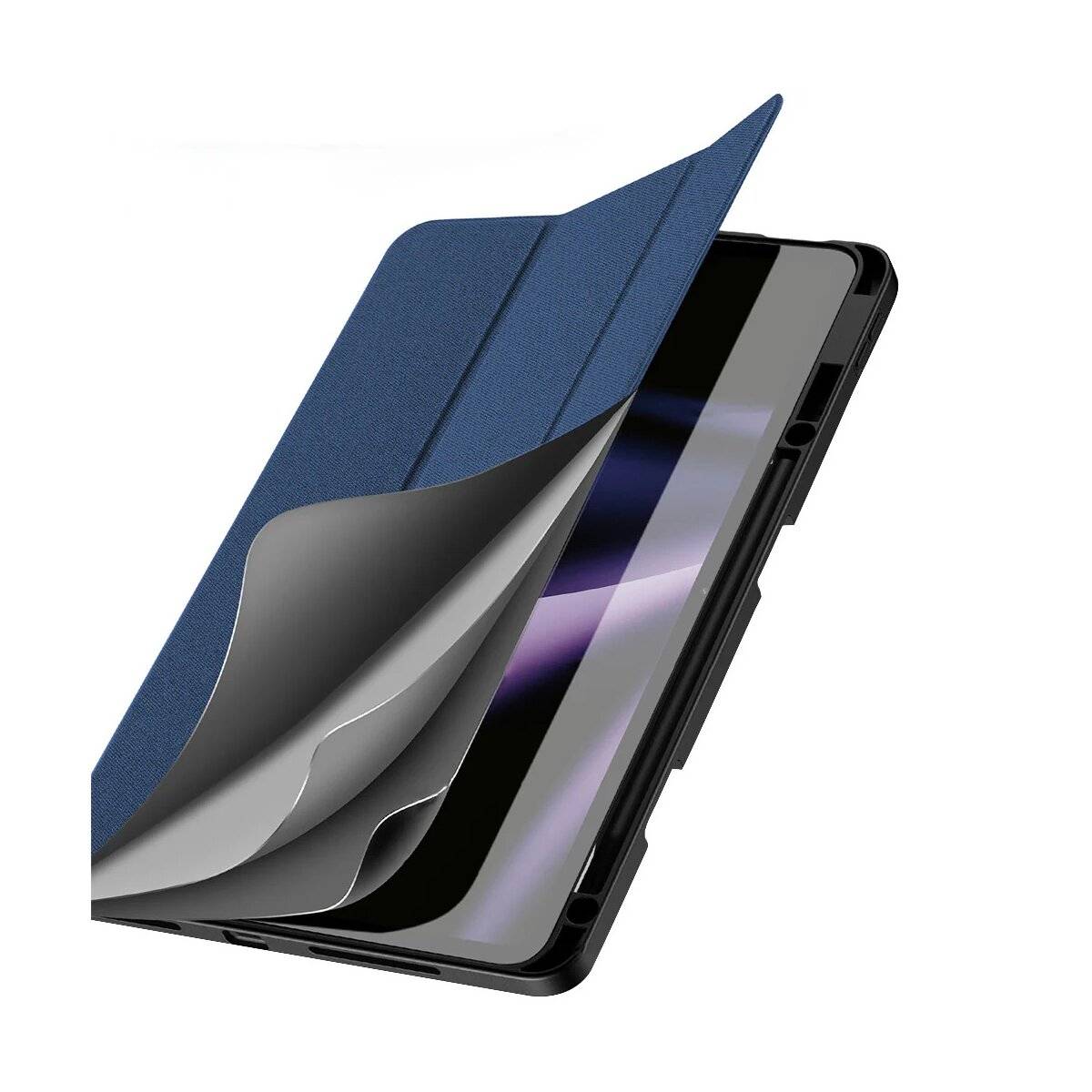 Klapphülle mit Stifthalter Tablet-Hülle kompatibel mit Xiaomi Pad Pro 12.1" Blau