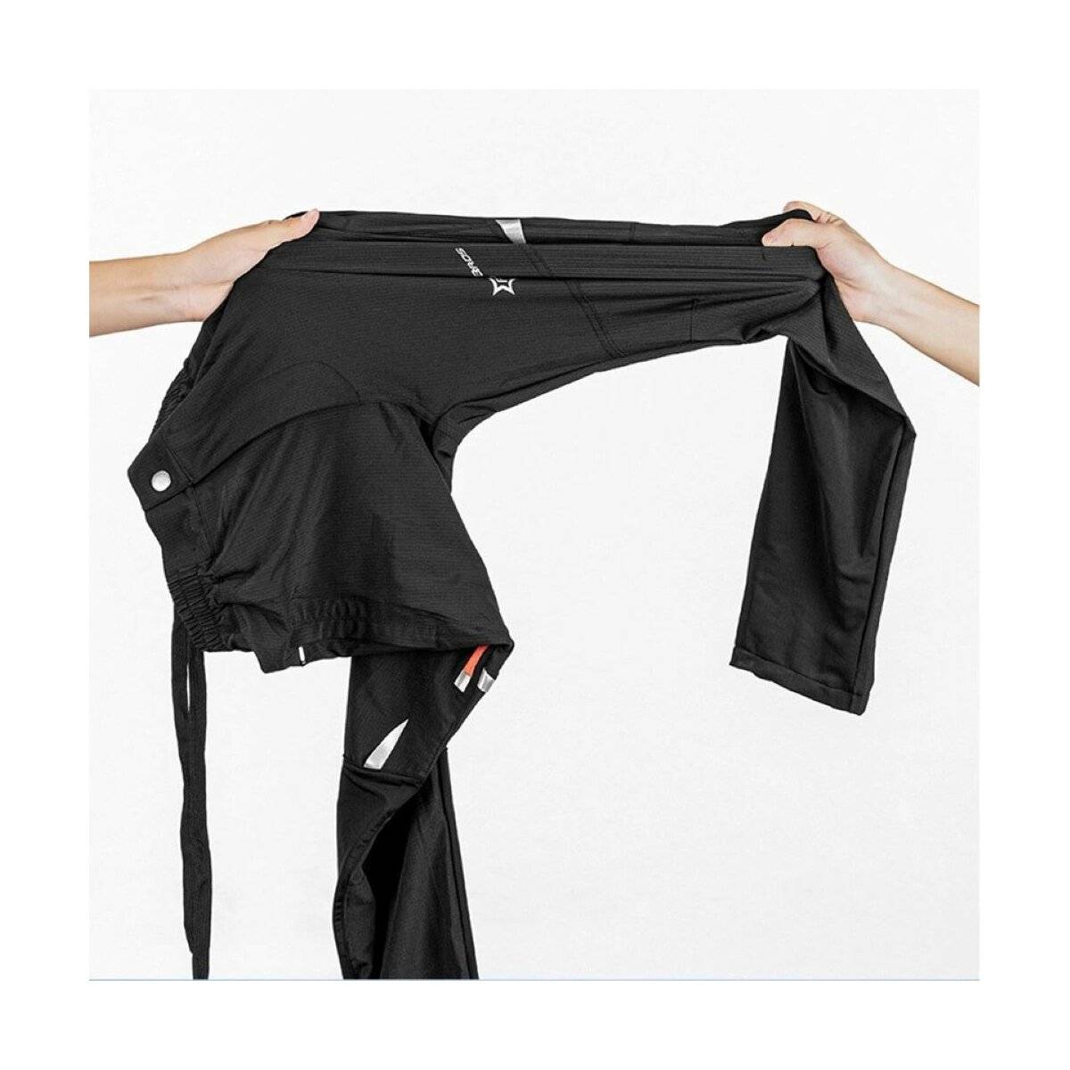 Radhose - 94 % Polyester und 6 % Elasthan - Hose für Radfahrer Sportradfahrer Schwarz M