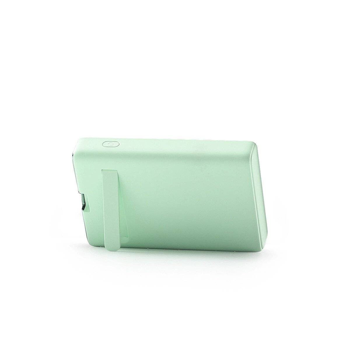 Powerbank JR-PBM01 magnetisch 10000 mAh 20 W mit Ständer + Kabel Kompatibel mit iPhone und USB-C Anschluss Grün