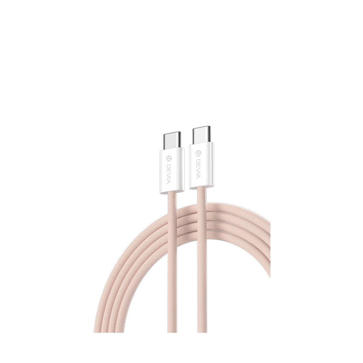 Ladekabel Smart EC325 PD USB-C - USB-C 1,0 m 60W 3A schwarz - Datenkabel 1 m Pink