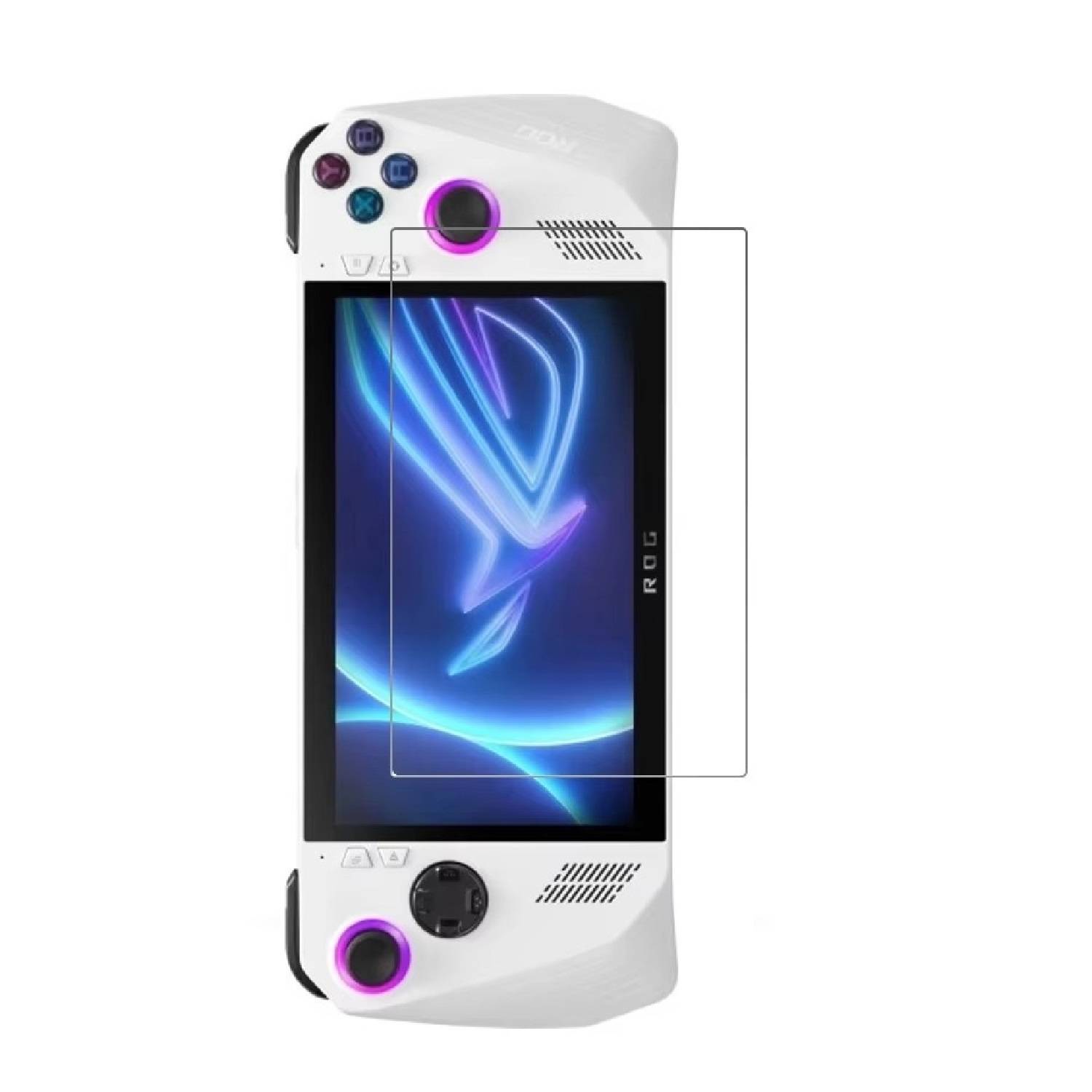 2x 9H Panzerglas für Asus Rog Ally HD KLAR echtes Tempered Glass Panzerfolie Displayschutz Schutzglas Hartglas Schutzfolie Screen-Protector