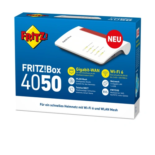 AVM FRITZ!Box 4050 - NEUWARE OVP AVM FRITZ!Box 4050 - NEUWARE OVP