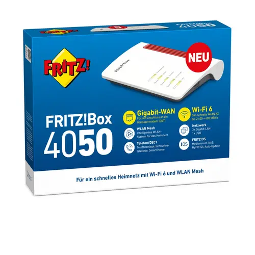 AVM FRITZ!Box 4050 - NEUWARE OVP AVM FRITZ!Box 4050 - NEUWARE OVP