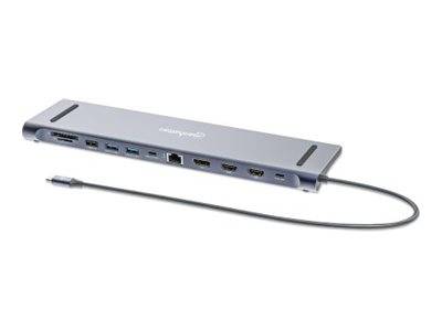 Manhattan 12-in-1 - Dockingstation - USB-C 3.2 Gen 1