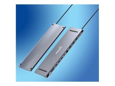 Manhattan 12-in-1 - Dockingstation - USB-C 3.2 Gen 1