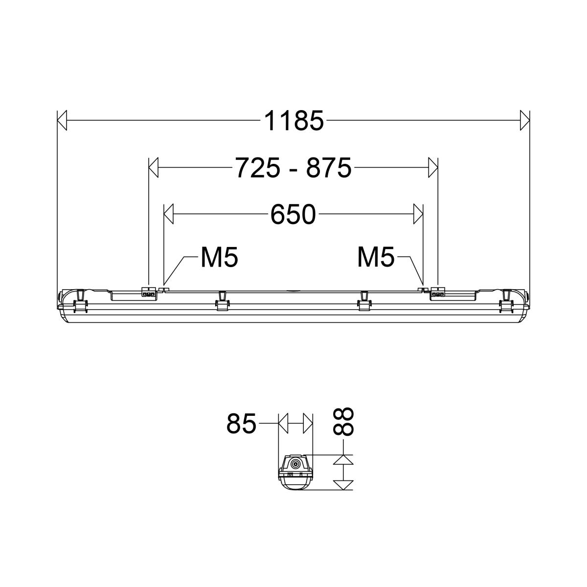 Schuch Licht LED-Notleuchte 167 12LG2 VARIO ZB