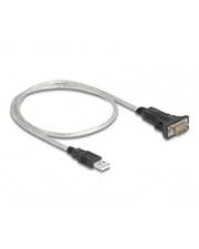 Delock Adapter USB 2.0 Typ-A zu 1 x Seriell RS-422/485 Stecker mit 6 Pin Terminalblock 5 V 6-polig