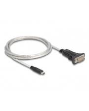 Delock Adapter USB Type-C zu 1 x Seriell RS-422/485 Stecker mit 6 Pin Terminalblock 5 V 1 6-polig