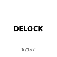 Delock HDMI Einbaubuchse 45° gewinkelt zu Stecker mit 30 cm Kabel 8K 60 Hz 0,3 m