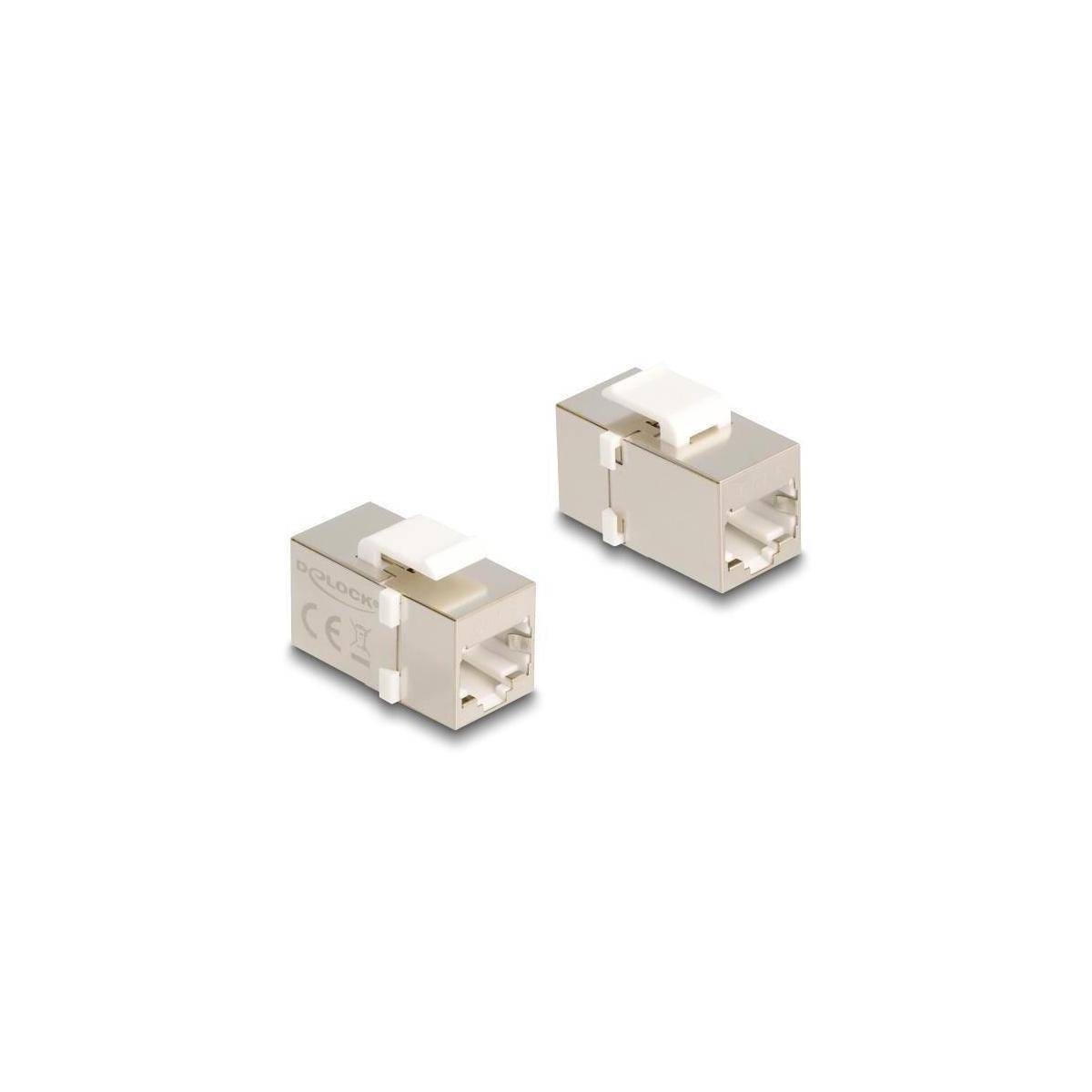 90637 - Keystone Modul RJ45 Buchse zu RJ45 Buchse Cat.6 FTP