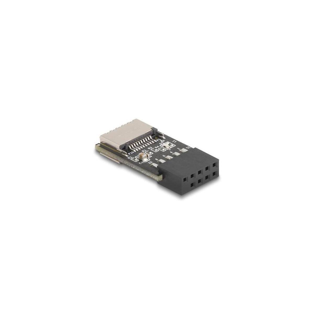 DELOCK USB2 Adapter Pfostenbuchse /intern USB TYp E Key A Bu
