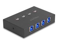DELOCK - USB 5 Gbps Switch für 4 PC an 1 Gerät - Digital/Daten
