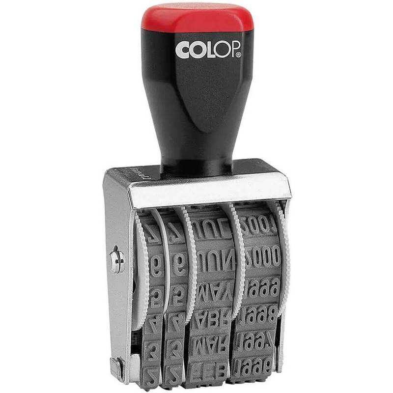 COLOP Datumstempel 09000, Monate in Buchstaben