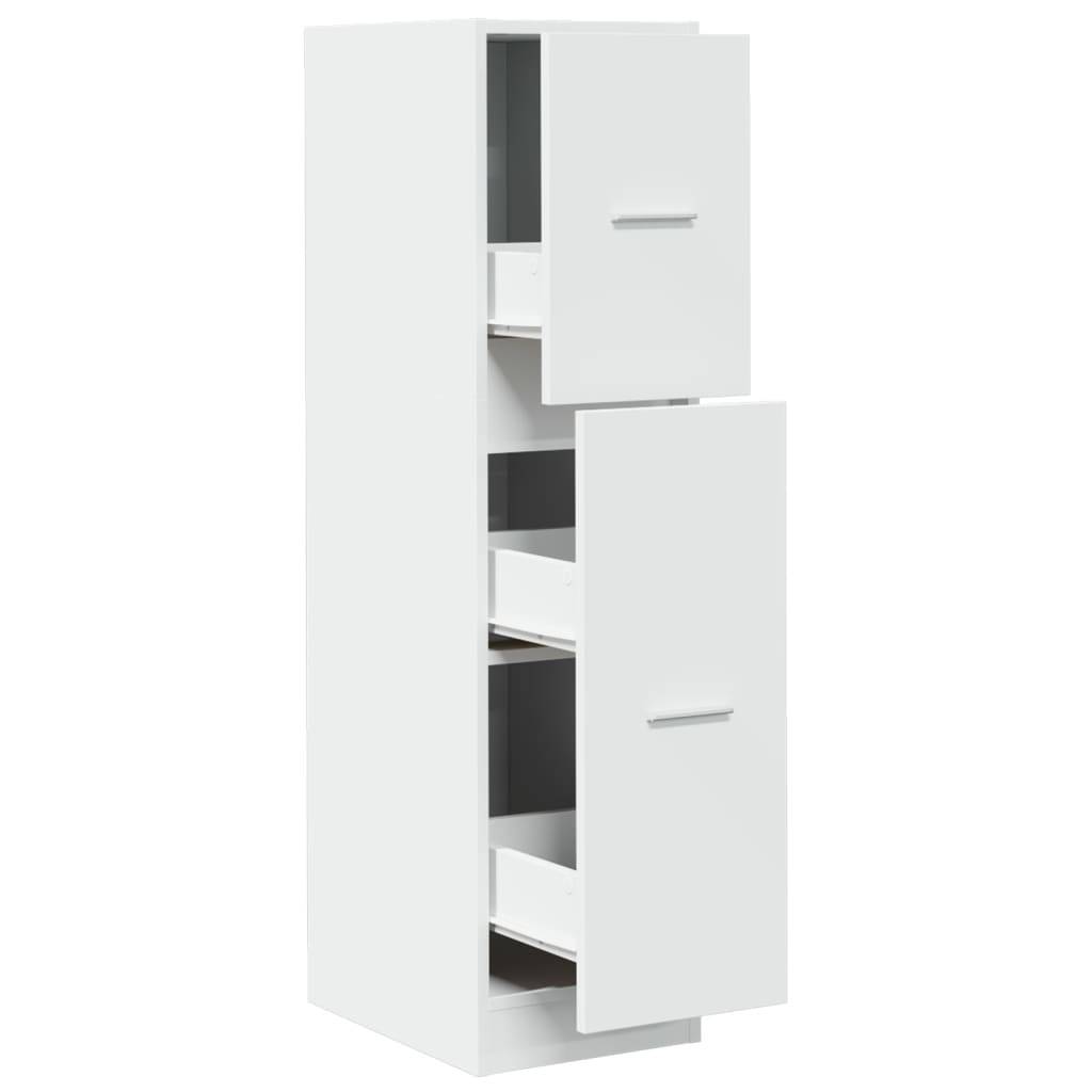vidaXL Apothekerschrank Weiß 30x41x118 cm Holzwerkstoff