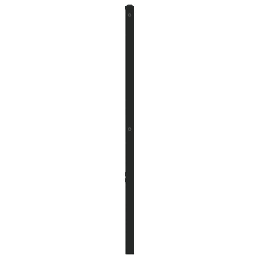 vidaXL Kopfteil Räuchereiche 75 cm Eisen und Holzwerkstoff
