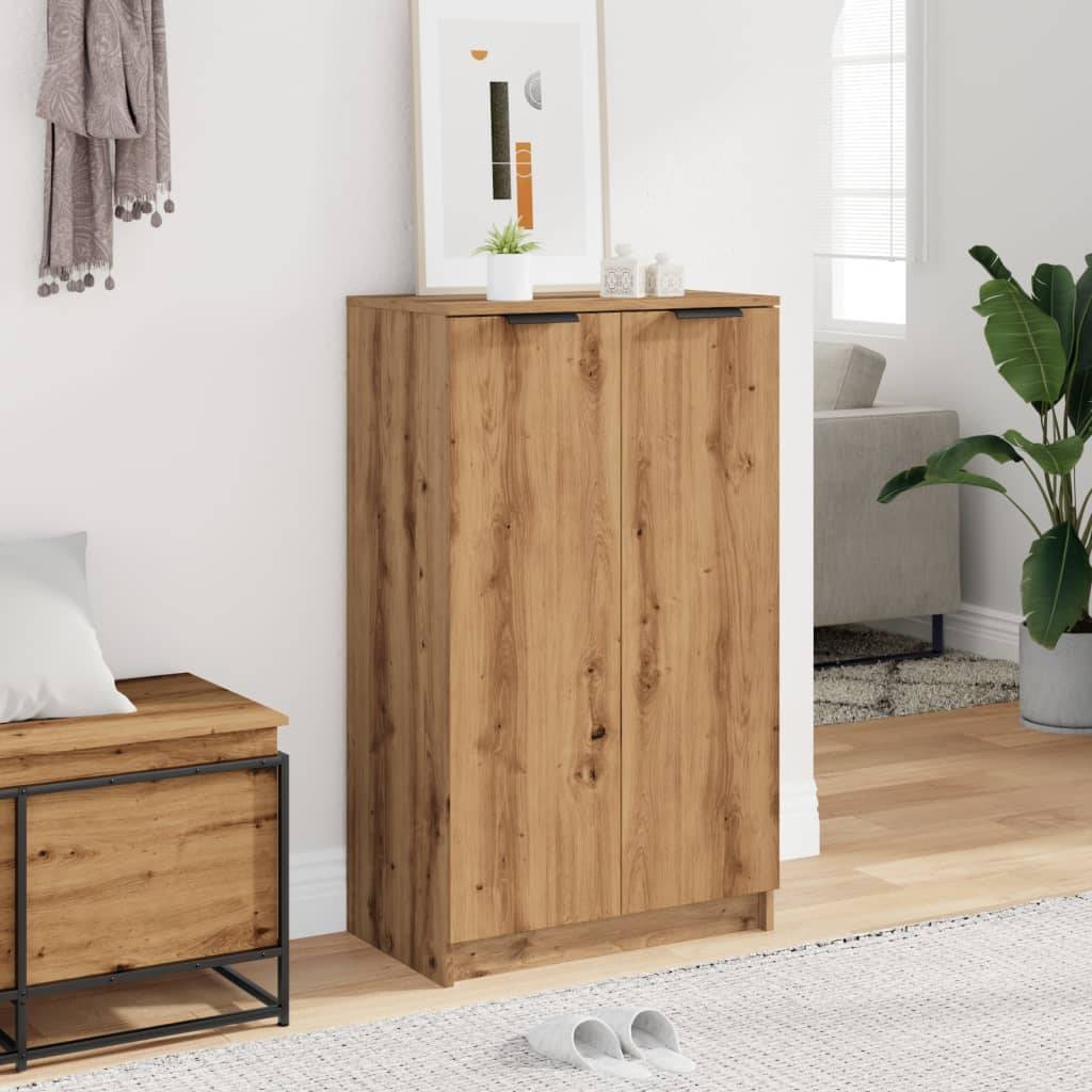 vidaXL Schuhschrank Artisan-Eiche 59x35x100,5 cm Holzwerkstoff