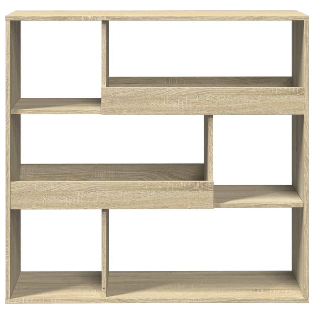 vidaXL Bücherregal/Raumteiler Sonoma-Eiche 100x33x94,5 cm