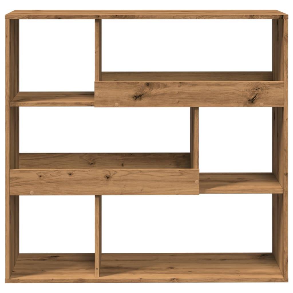 vidaXL Bücherregal/Raumteiler Artisan-Eiche 100x33x94,5 cm