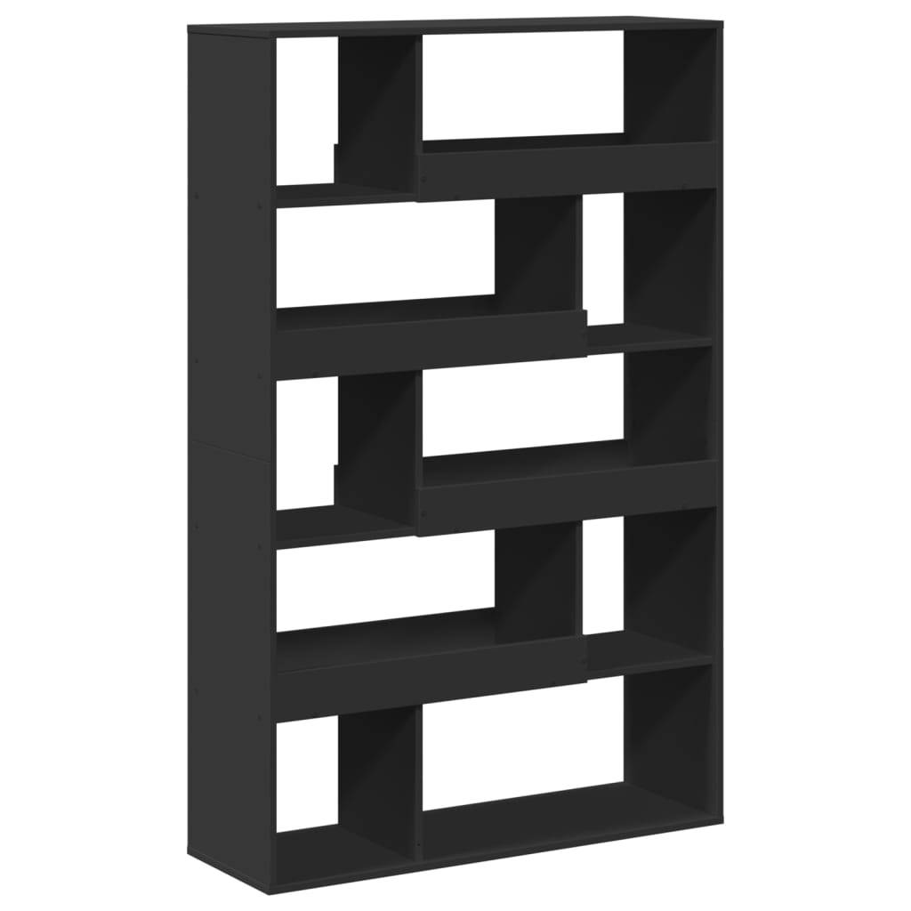 vidaXL Bücherregal Schwarz 100x33x156,5 cm Holzwerkstoff