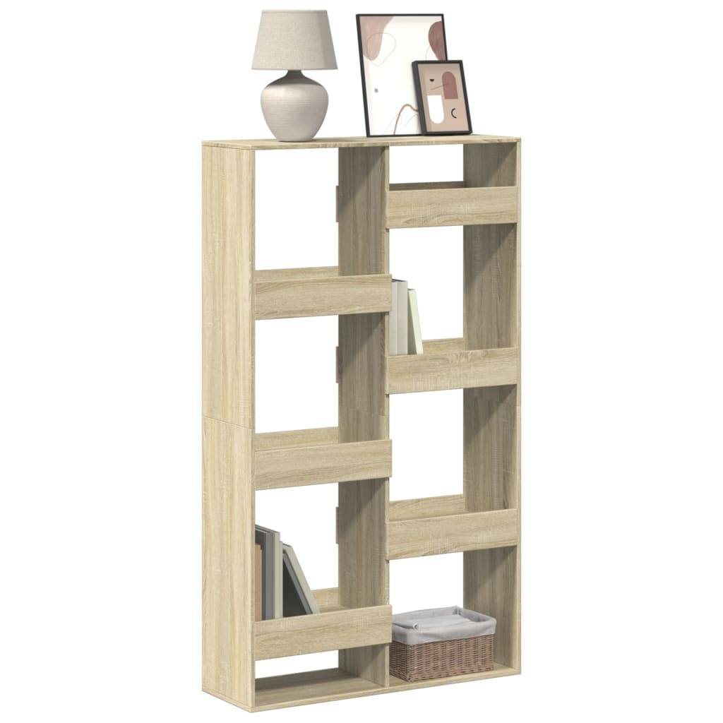 vidaXL Bücherregal Sonoma-Eiche 100x33x175 cm Holzwerkstoff