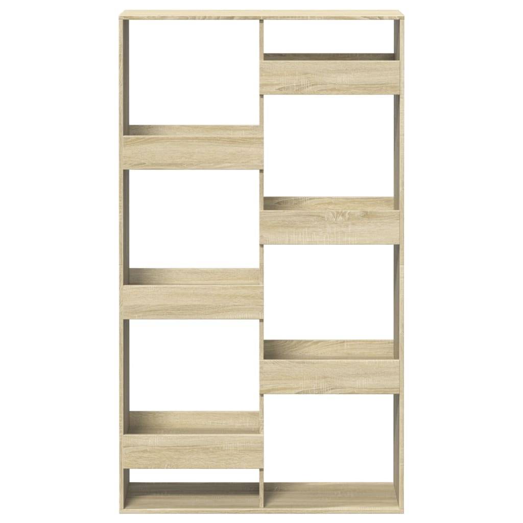 vidaXL Bücherregal Sonoma-Eiche 100x33x175 cm Holzwerkstoff
