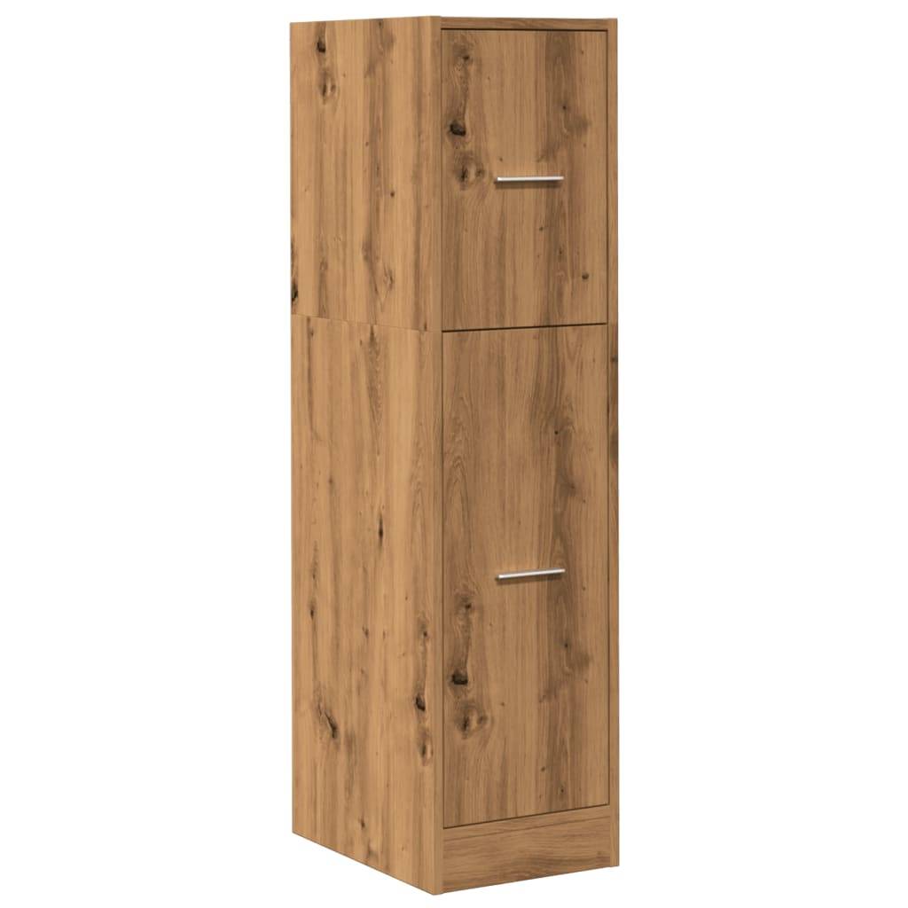 vidaXL Apothekerschrank Artisan-Eiche 30x41x118 cm Holzwerkstoff
