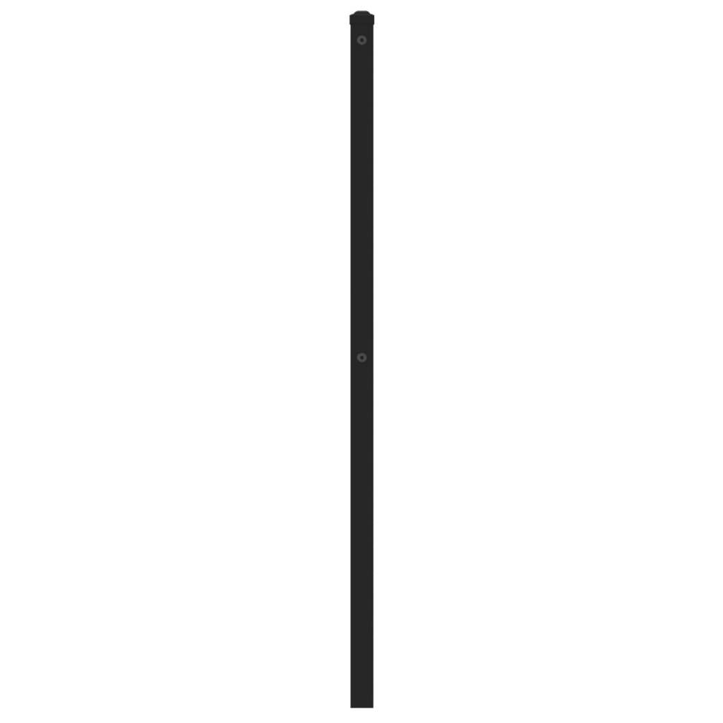 vidaXL Kopfteil Sonoma-Eiche 80 cm Eisen und Holzwerkstoff