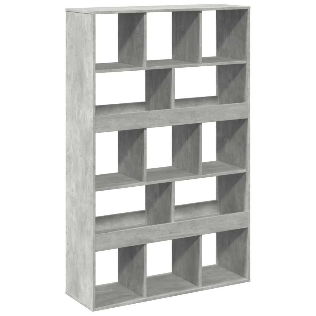 vidaXL Raumteiler Betongrau 100x33x156,5 cm Holzwerkstoff