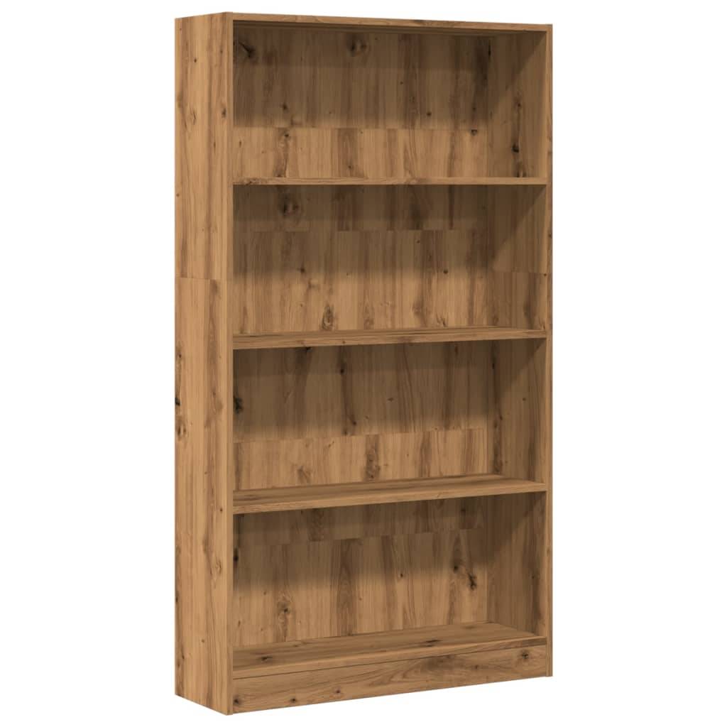 vidaXL Bücherregal Artisan-Eiche 80x24x143 cm Holzwerkstoff