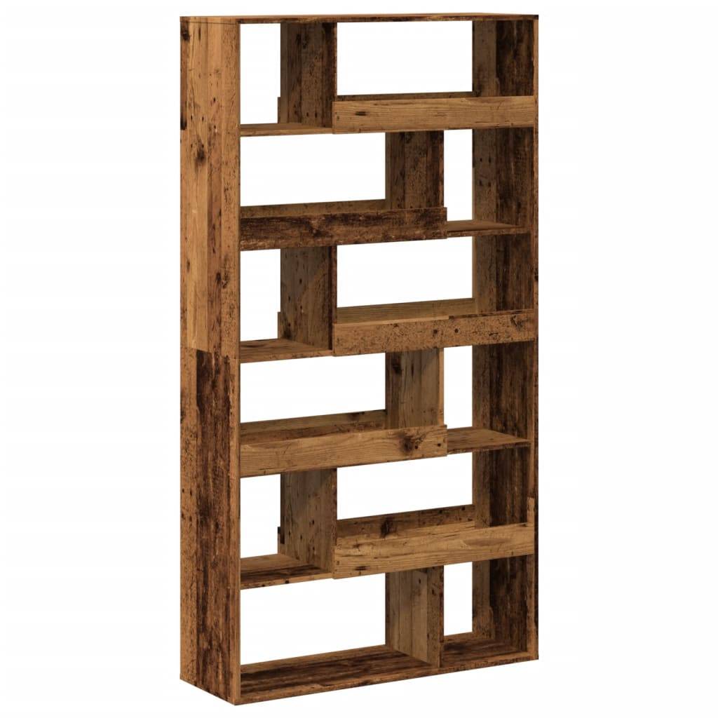 vidaXL Bücherregal Altholz-Optik 100x33x187,5 cm Holzwerkstoff