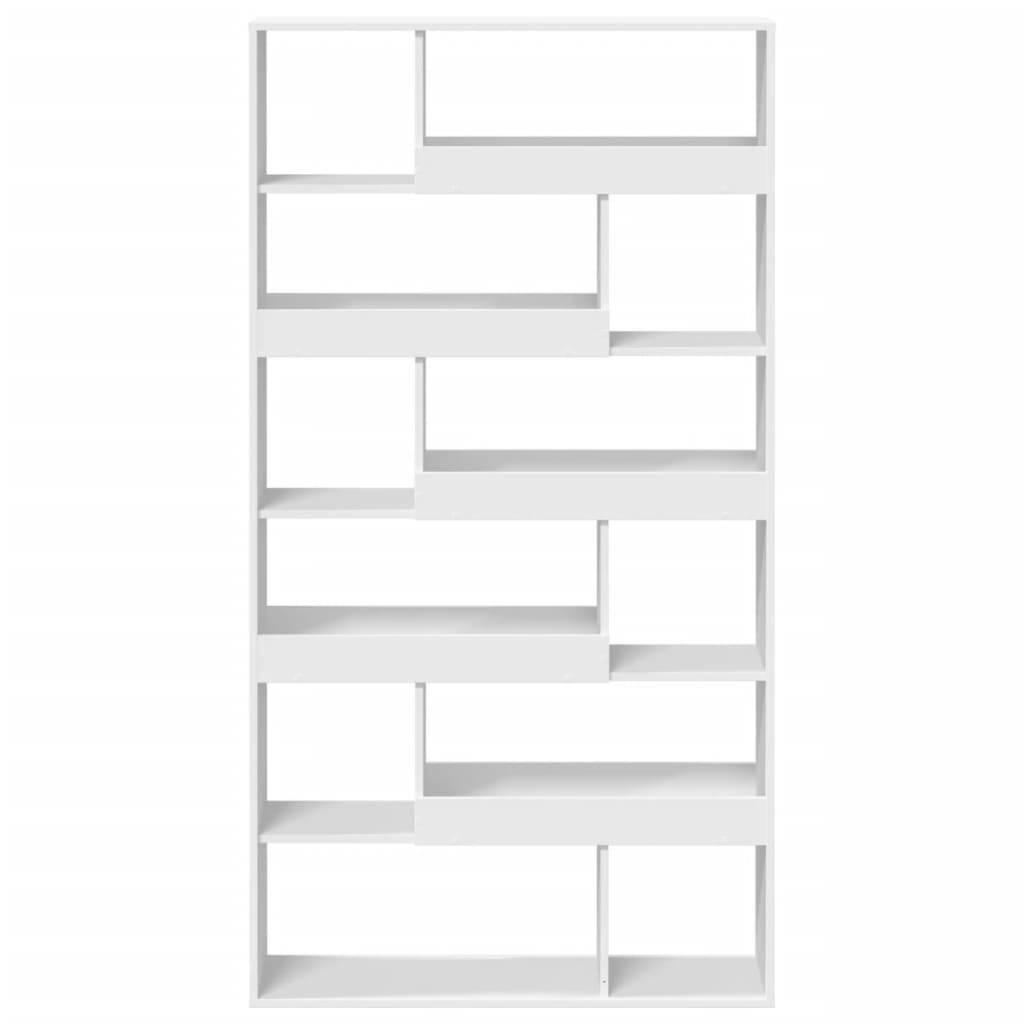 vidaXL Bücherregal Weiß 100x33x187,5 cm Holzwerkstoff