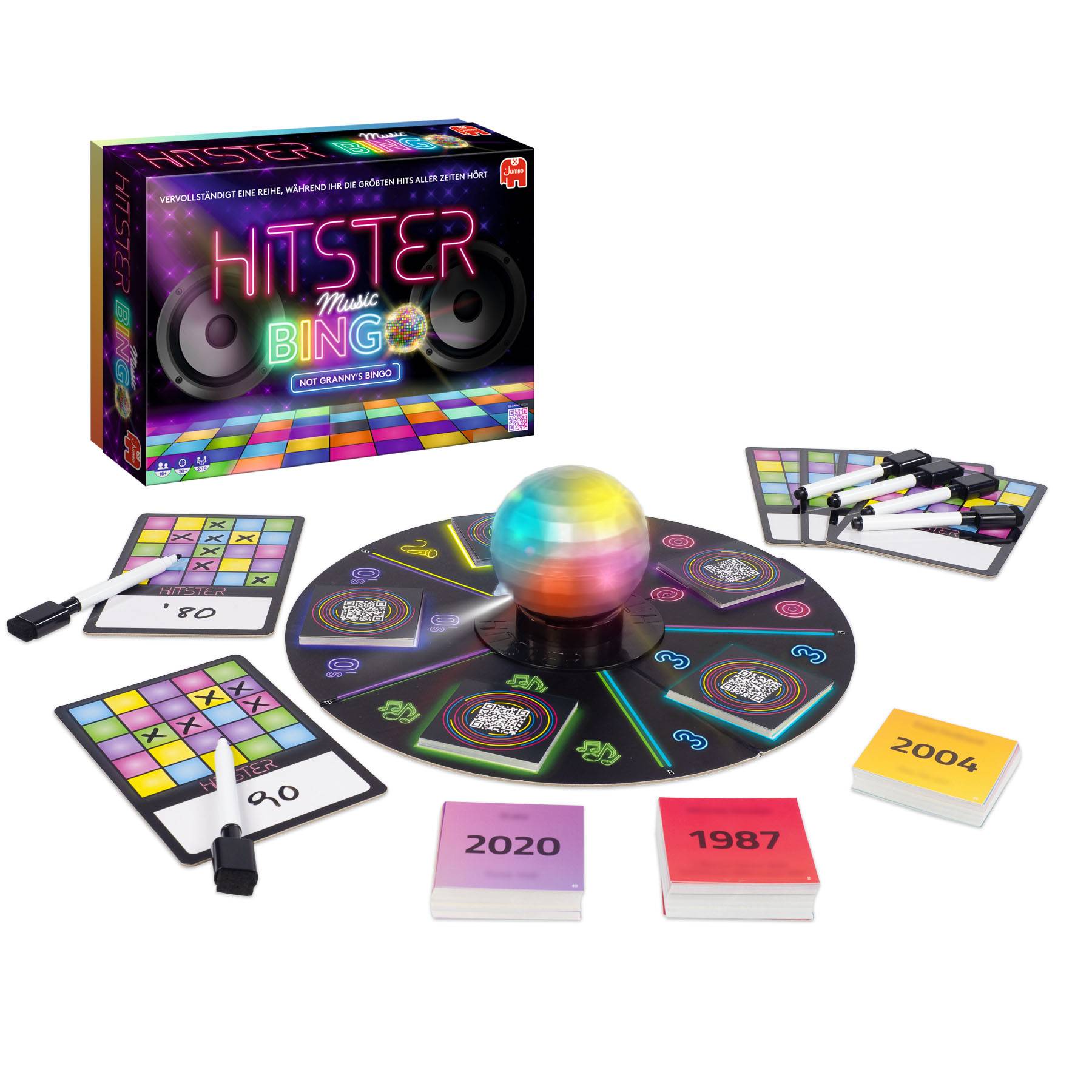 Hitster Bingo, Partyspiel, Deutsche Version