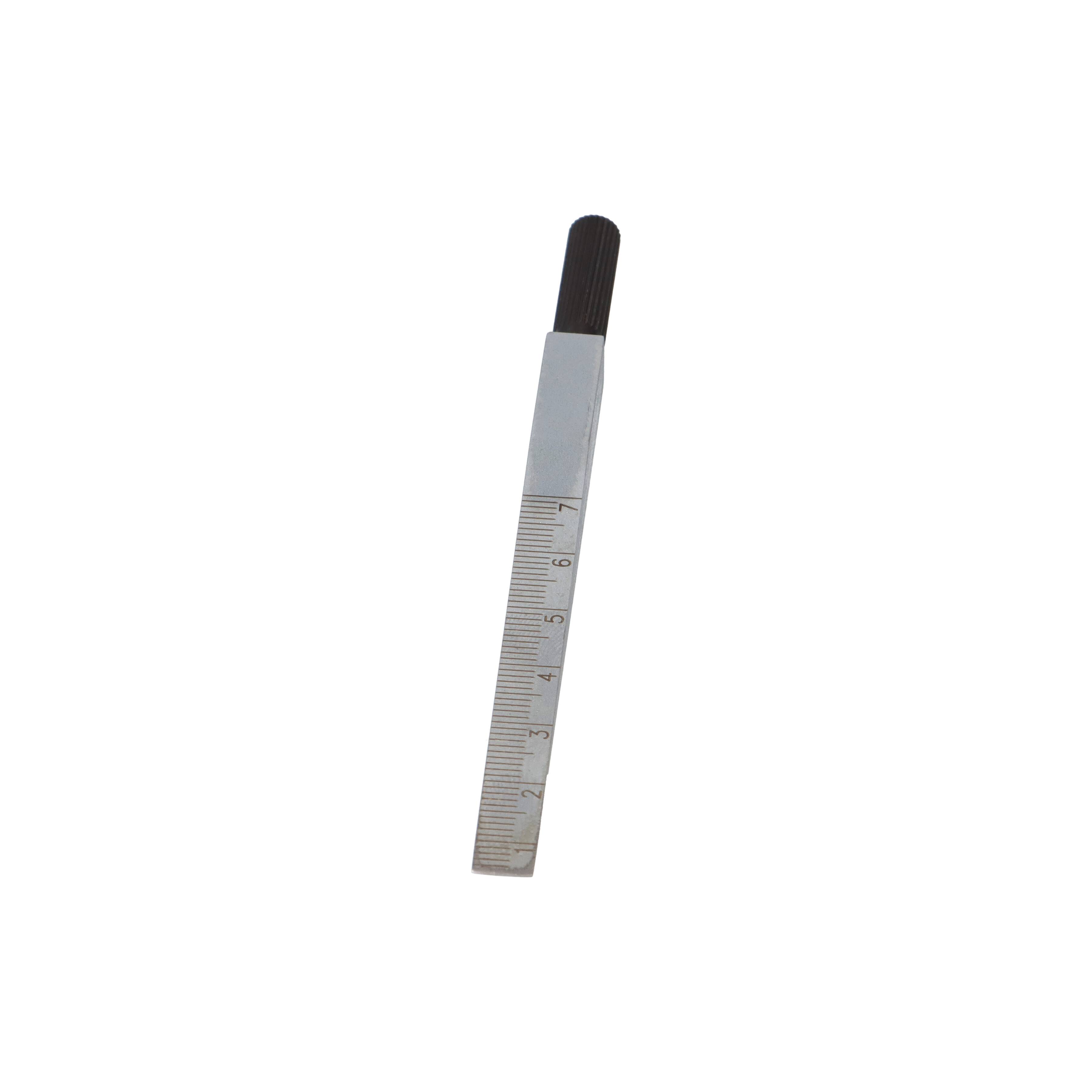 Benedict Messkeil 0,5–7 mm Stahl mattverchromt – 0,1-mm-Skala