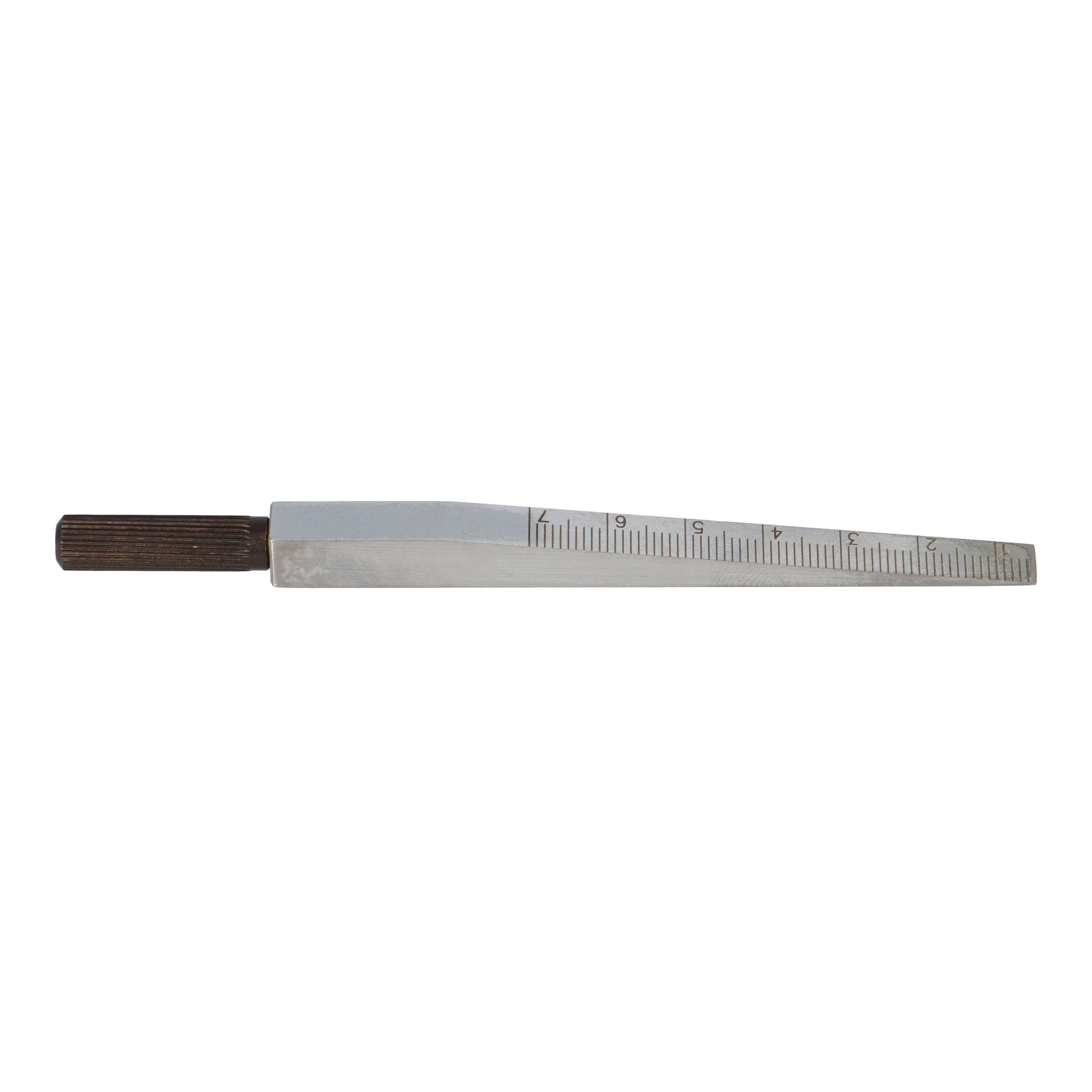 Benedict Messkeil 0,5–7 mm Stahl mattverchromt – 0,1-mm-Skala