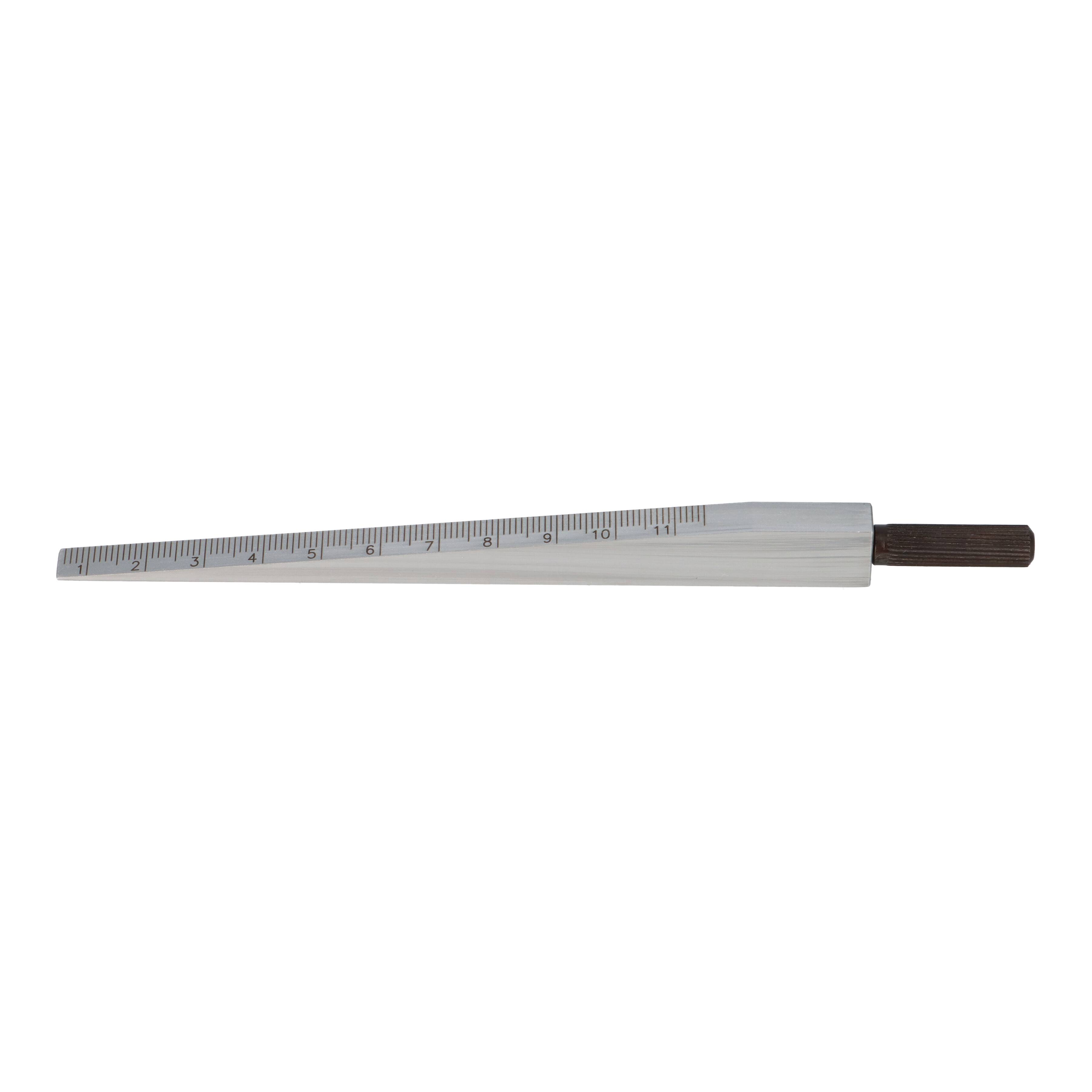 Benedict Messkeil 0,5–11 mm Stahl mattverchromt – 0,1-mm-Skala