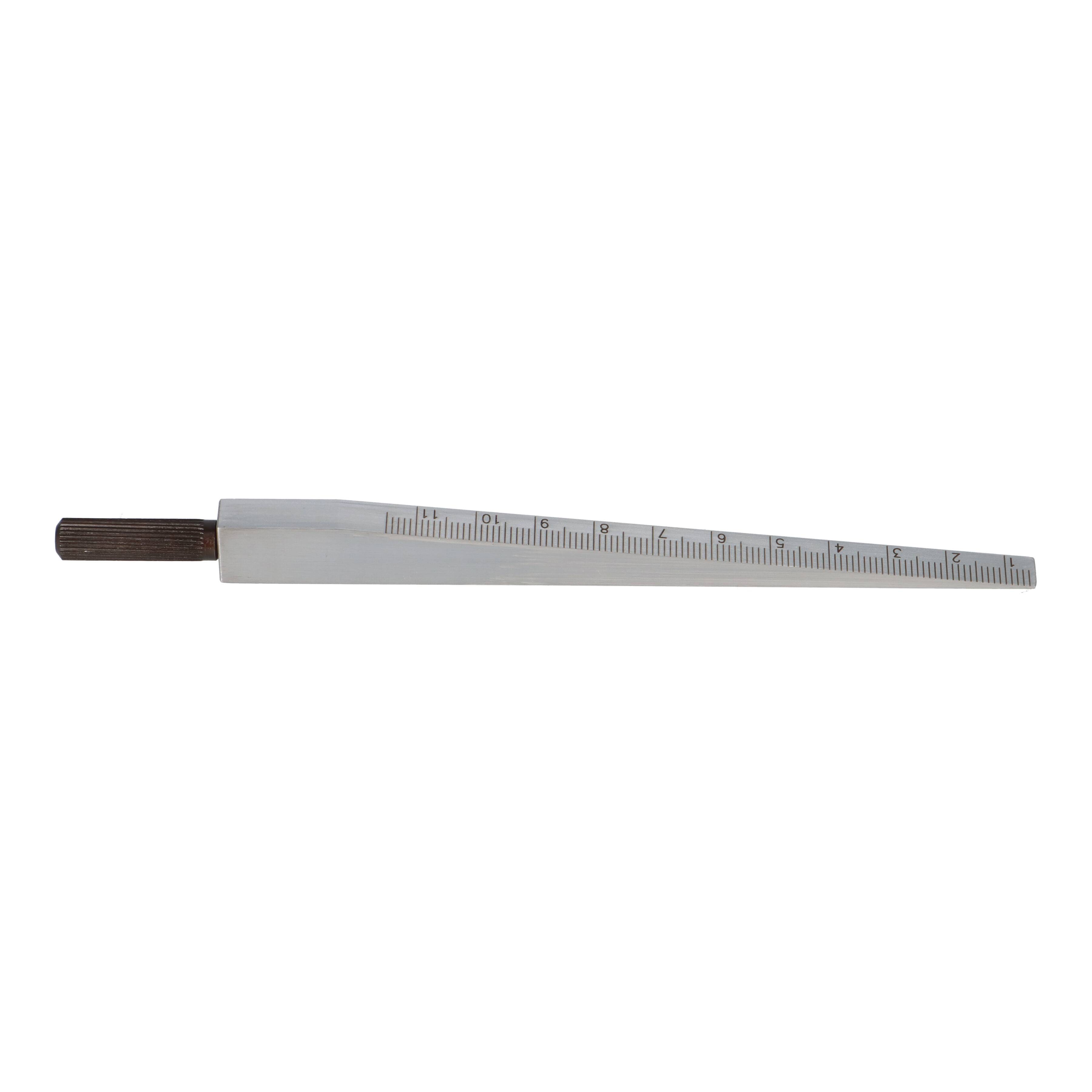 Benedict Messkeil 0,5–11 mm Stahl mattverchromt – 0,1-mm-Skala