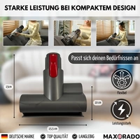 Mini Turbodüse für Dyson V7 V8 V11 V15 Turbinendüse Polsterdüse Milbenbürste Mini Turbodüse für Dyson V7 V8 V11 V15 Turbinendüse Polsterdüse Milbenbürste