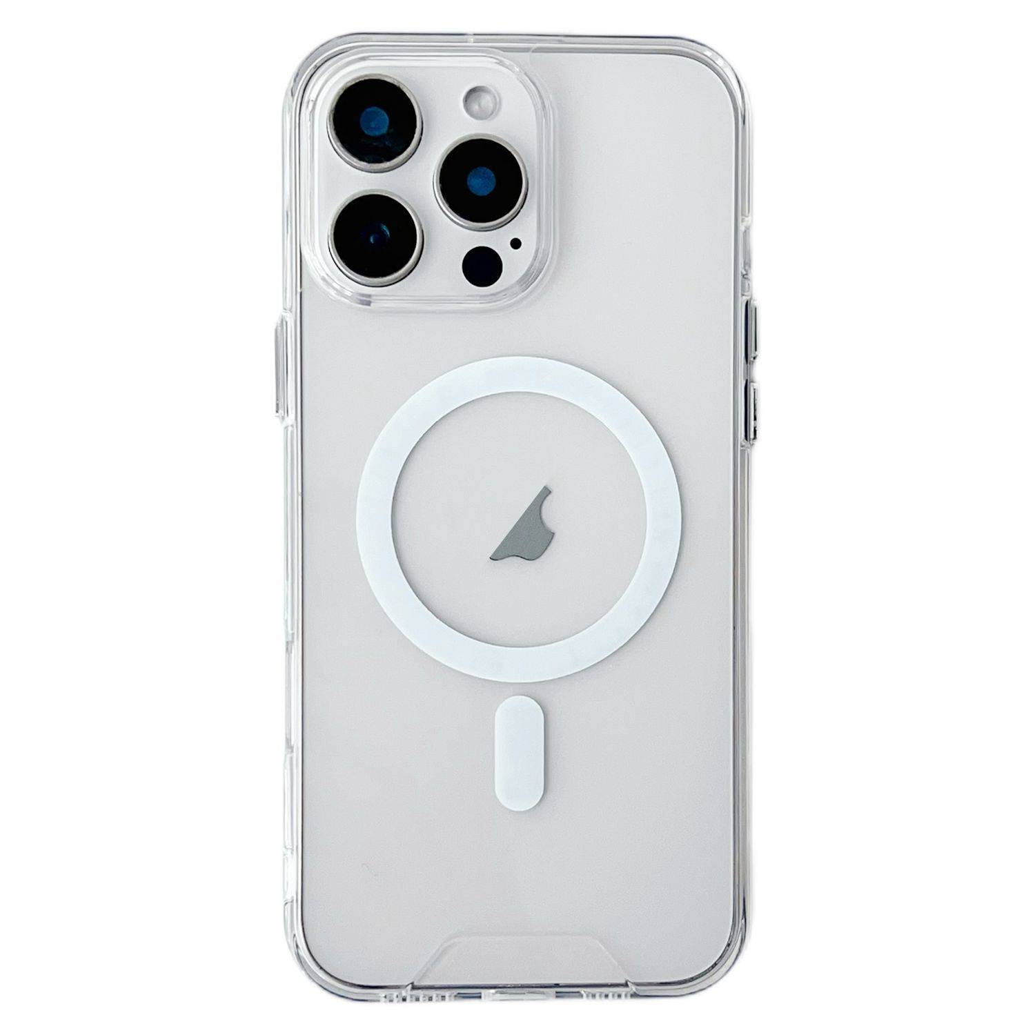 Für Apple iPhone 16 Pro MagSafe Hybrid Hülle Acryl TPU Transparent