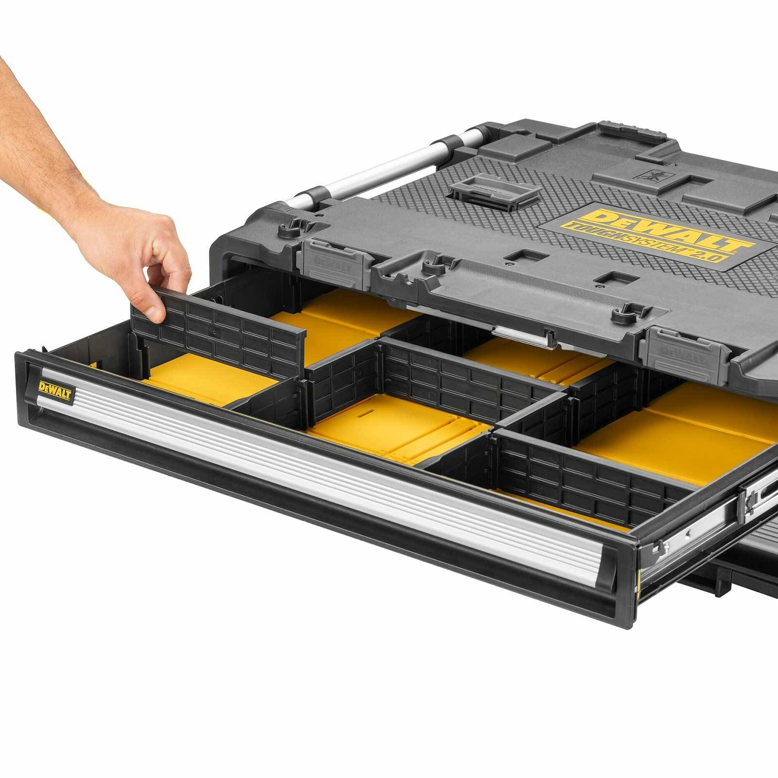 DeWALT Werkzeugbox ToughSystem DXL mit 2 Schubladen DWST08520-1