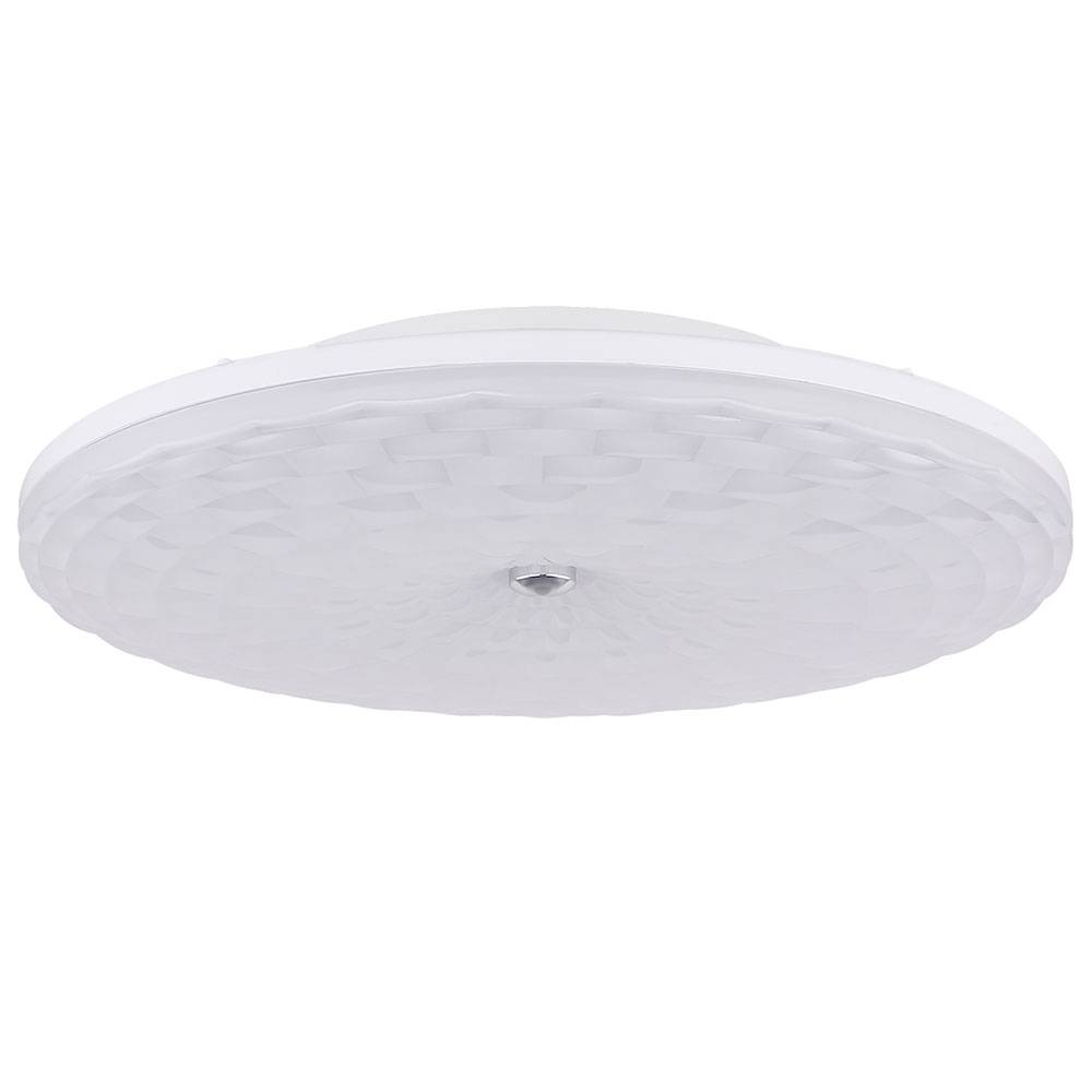 LED Deckenleuchte Fernbedienung Wohnzimmerleuchte Tageslicht weiß Deckenlampe dimmbar, CCT, 36W 2400Lm warm-kaltweiß, DxH 48,5x10 cm