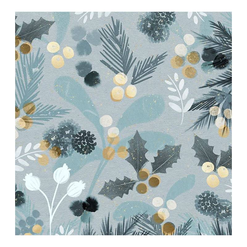 PAPSTAR Weihnachts-Motivservietten "Blue Christmas"