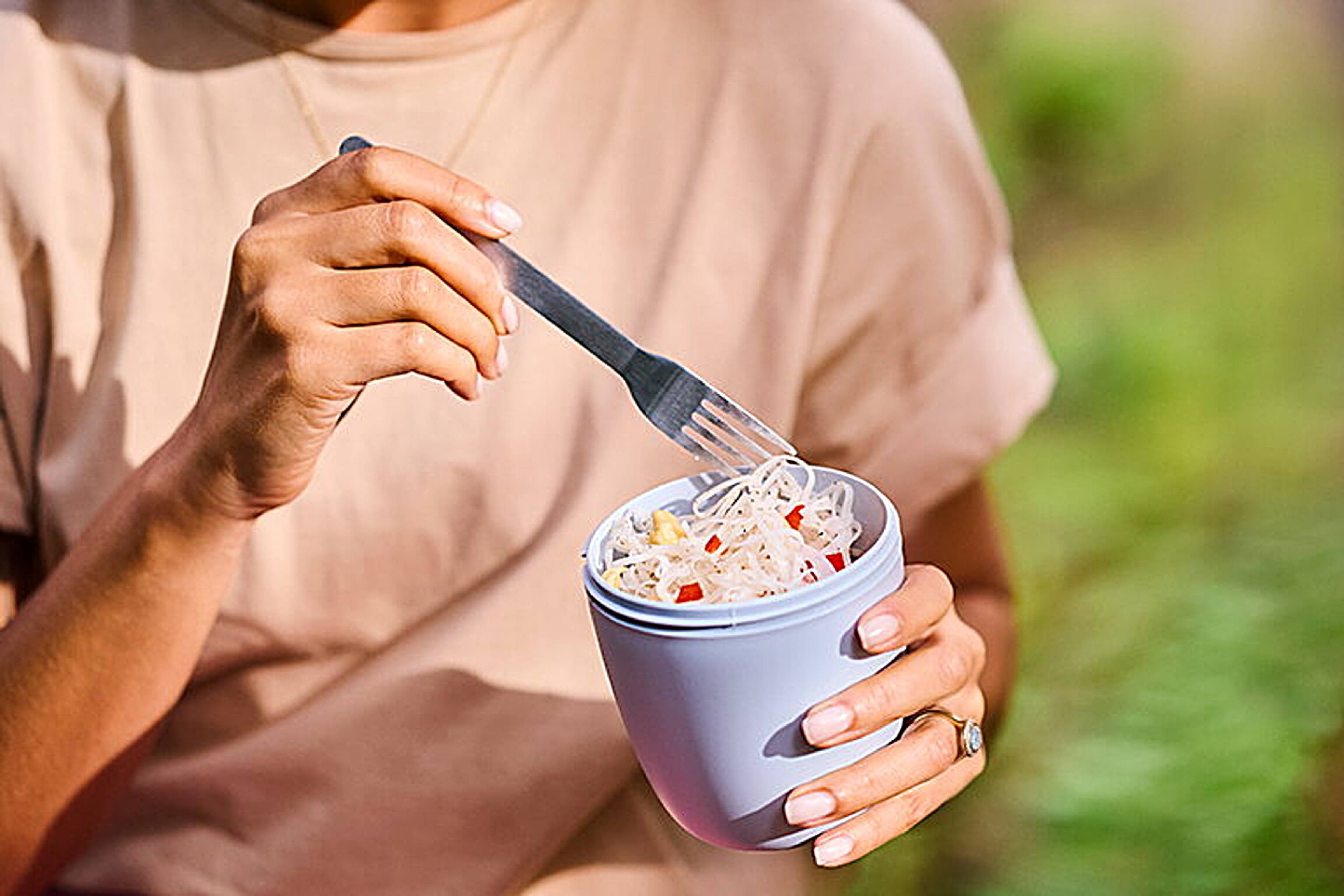 Mepal | Snackpot Ellipse | Praktischer Behälter zur Aufbewahrung & für Transport von Lebensmittel | Tiefkühltauglich | Spülmachinenfest | 500 ml