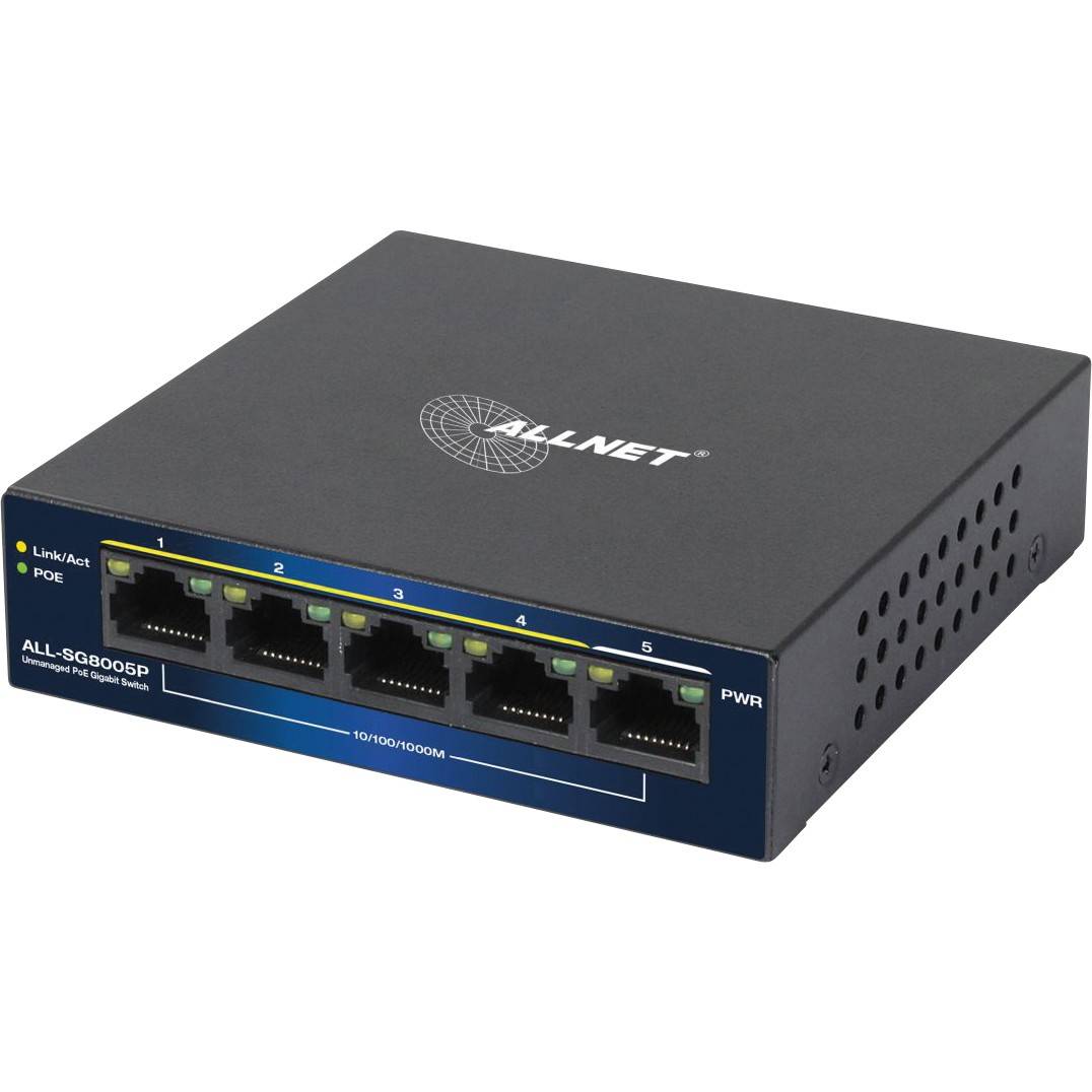 5P ALLNET ALL-SG8005P POE Netzwerk-Infrastruktur Switches
