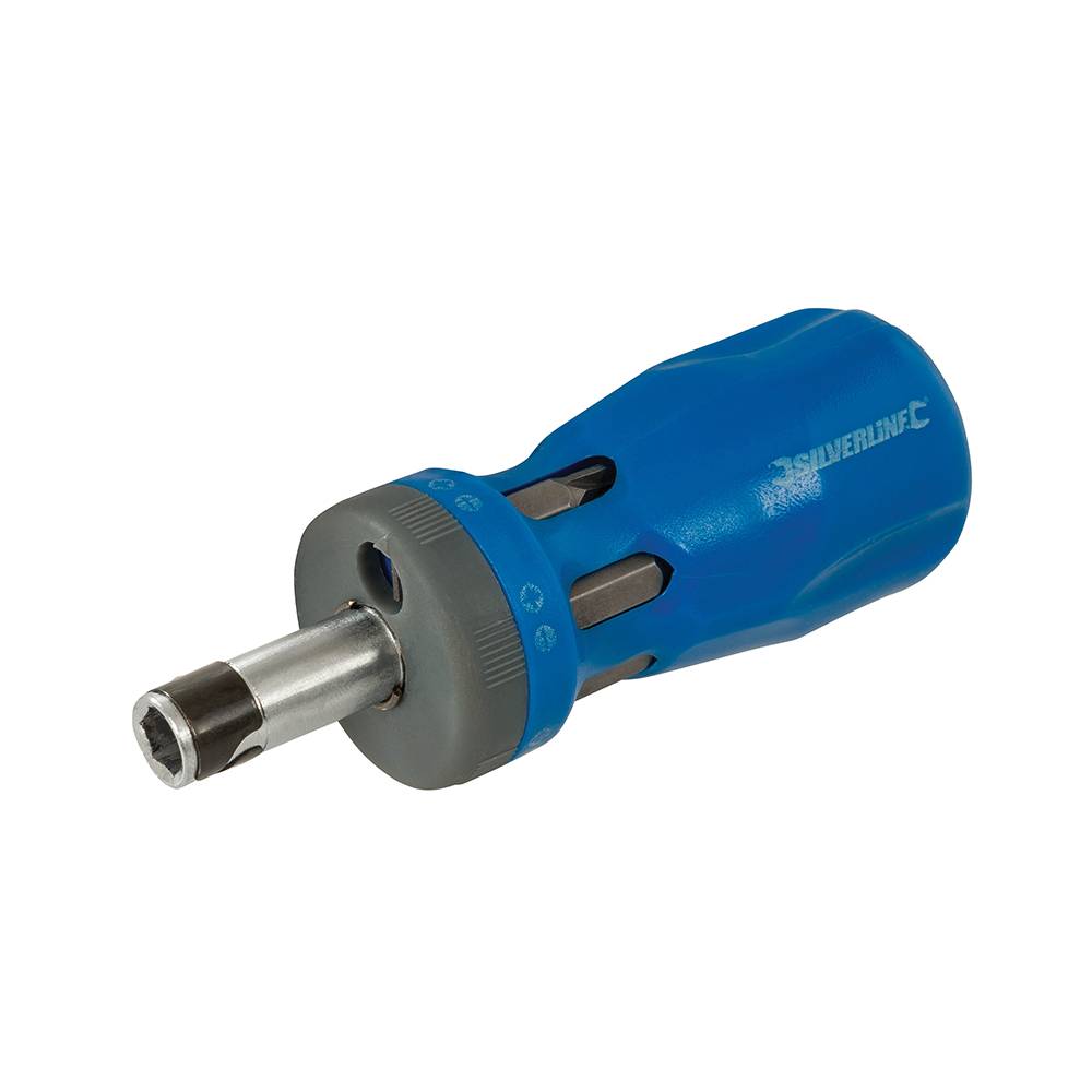 12-in-1 Ratschenschraubendreher Schlitz, PZ und TRX