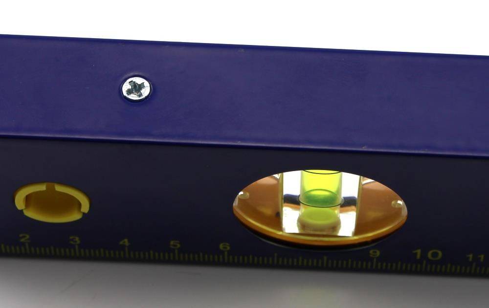 Wasserwaage aus Aluminium mit 3 Libellen 800 mm / 80 cm