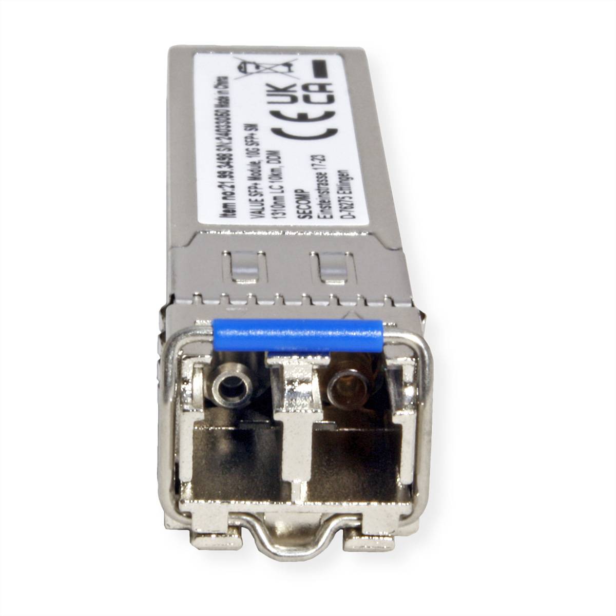 VALUE SFP+ Modul (MiniGBIC) LR/LC, 10GbE, Single Mode 1310nm, max. 10km
