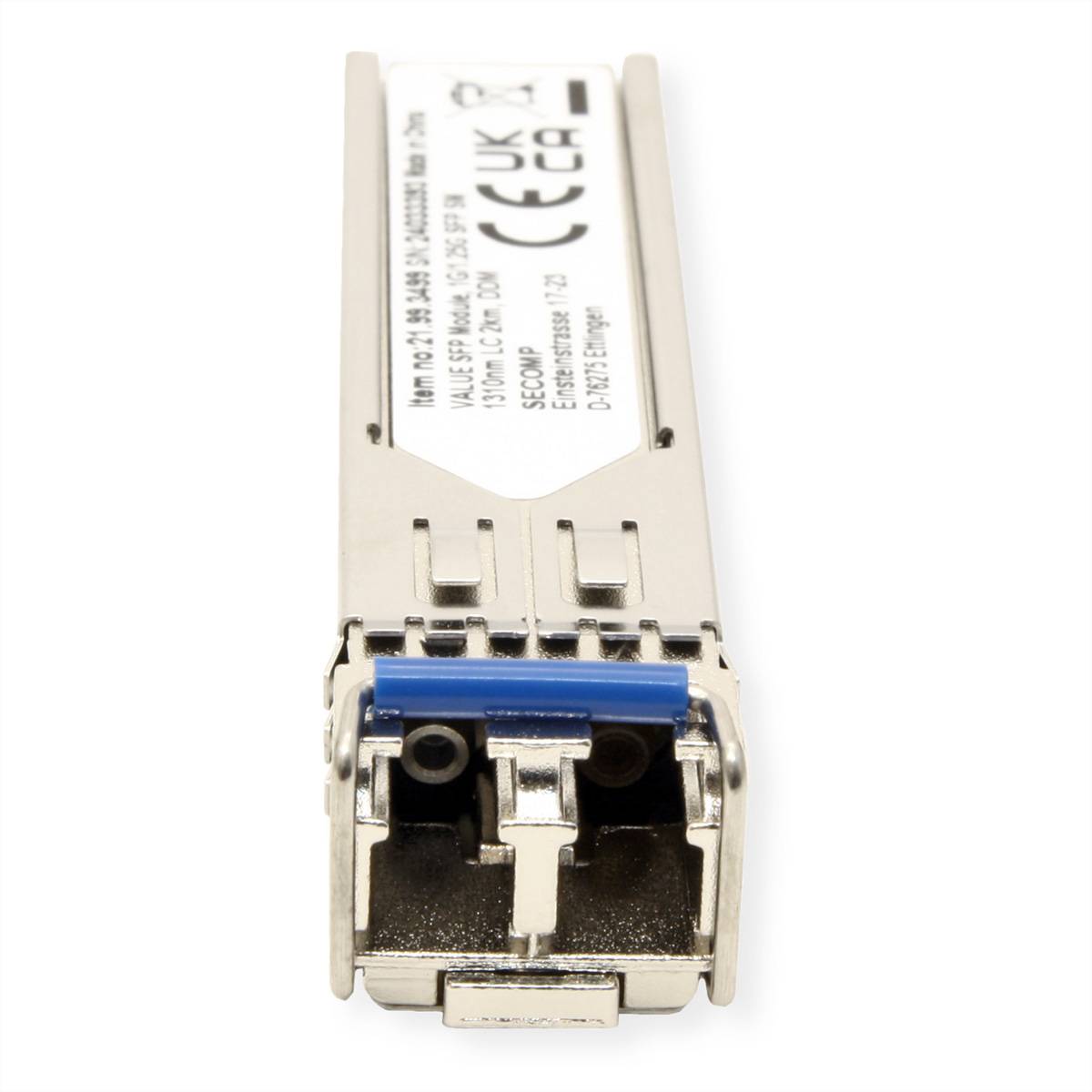 VALUE SFP Modul (MiniGBIC) LX/LC, 1/1,25G, Single Mode 1310nm, max. 2km