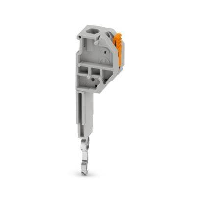 Ein metallischer kreisförmiger Elektrostecker mit mehreren Stiften, typischerweise für die Industrieautomation und elektronische Verbindungen verwendet.