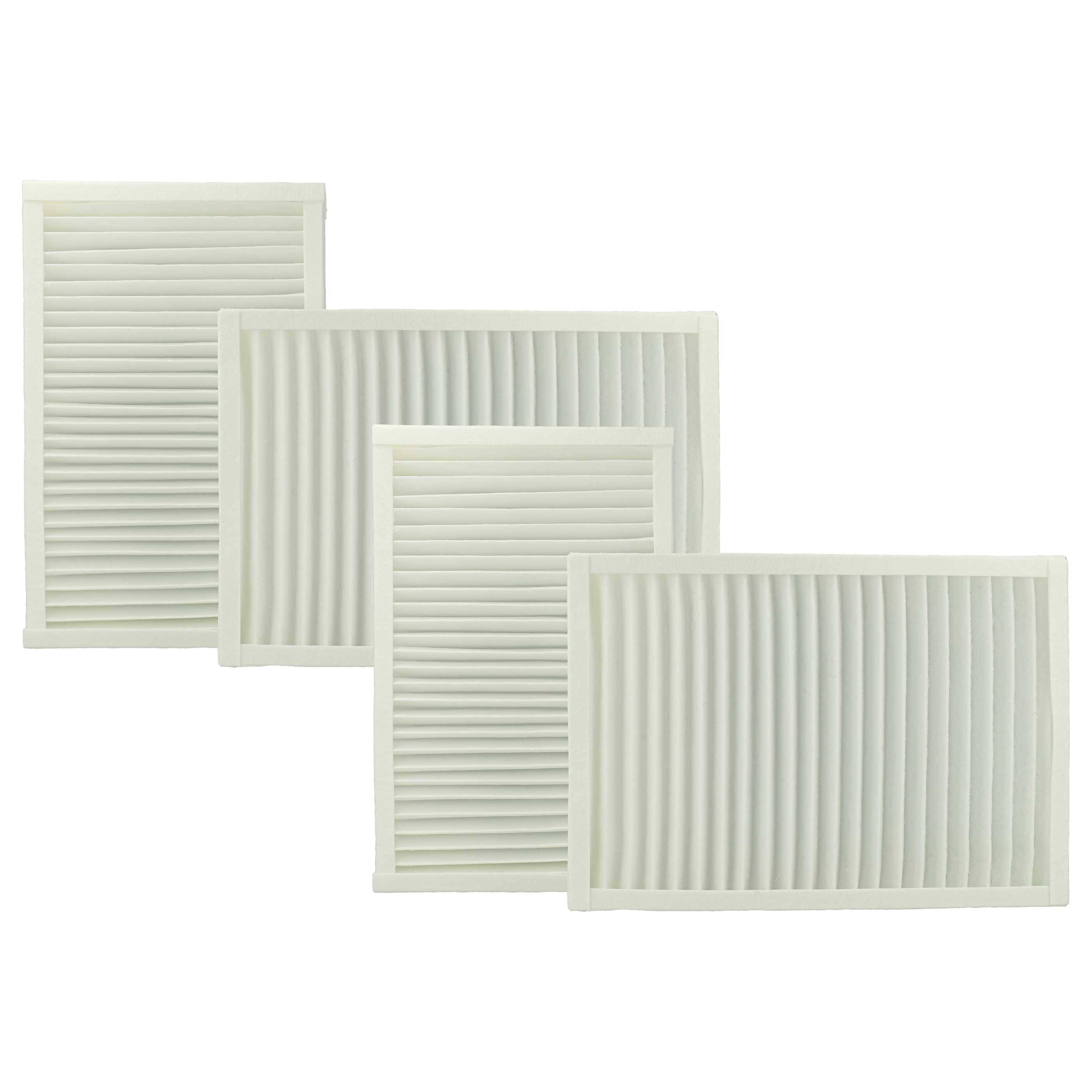 vhbw 4-teiliges Filter-Set Ersatz für Viessmann ZK01767 für Lüftungsgerät - Abluftfilter (G4), Zuluftfilter (F7)